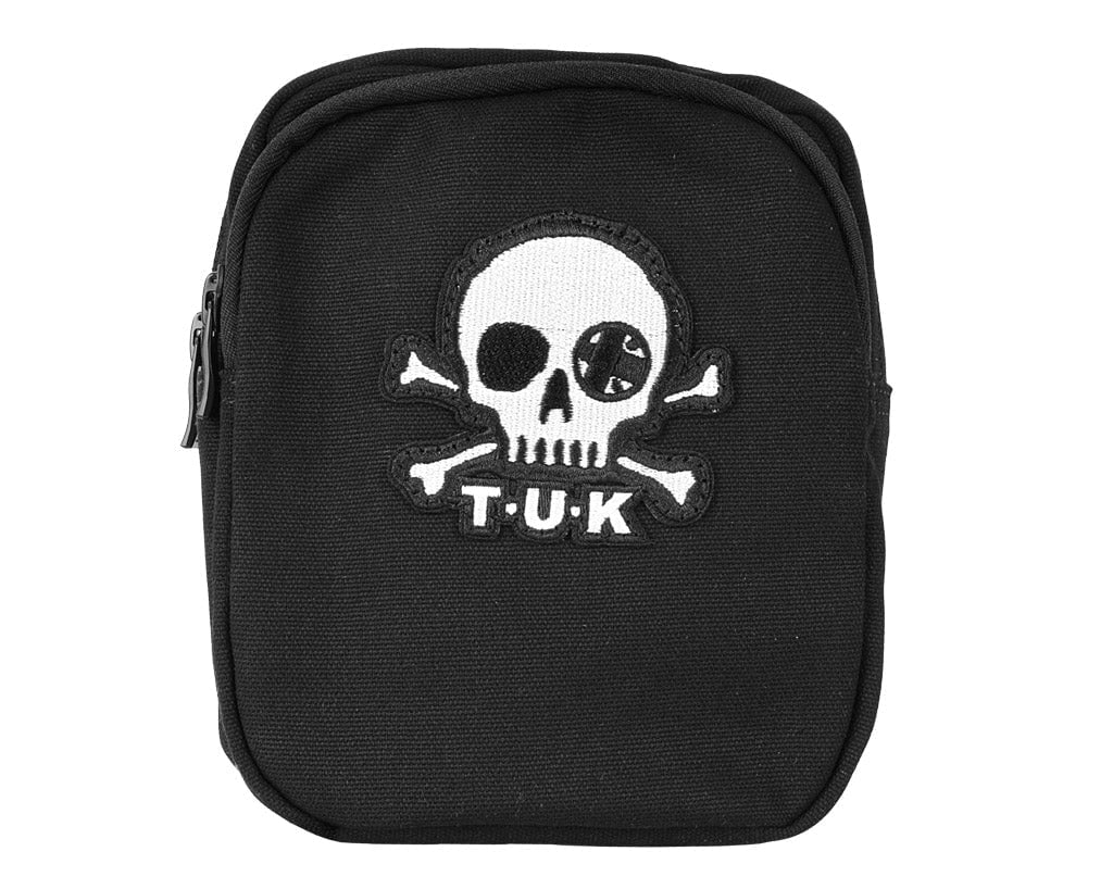 BG11 Black Canvas Crossbody Embroidered Bag BG11-OS
