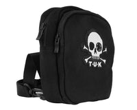BG11 Black Canvas Crossbody Embroidered Bag BG11-OS