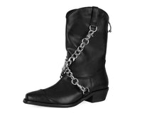 Black Chain Western Boot - T.U.K.A3220L-05