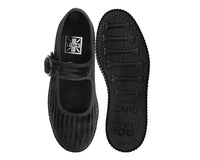 F3213L Black Corduroy Viva Low Mary Jane