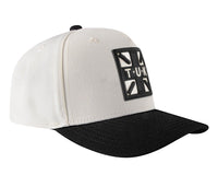 HT09 Black & Cream T.U.K. Logo Hat HT09-OS