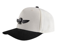 HT07 Black & Cream T.U.K. Wing Pin Hat HT07-OS