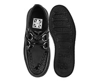 V3245 Black Crinkle Patent Viva Mondo Creeper