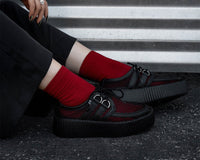 Black Fishnet Viva Mondo Creeper - T.U.K.V3272-03
