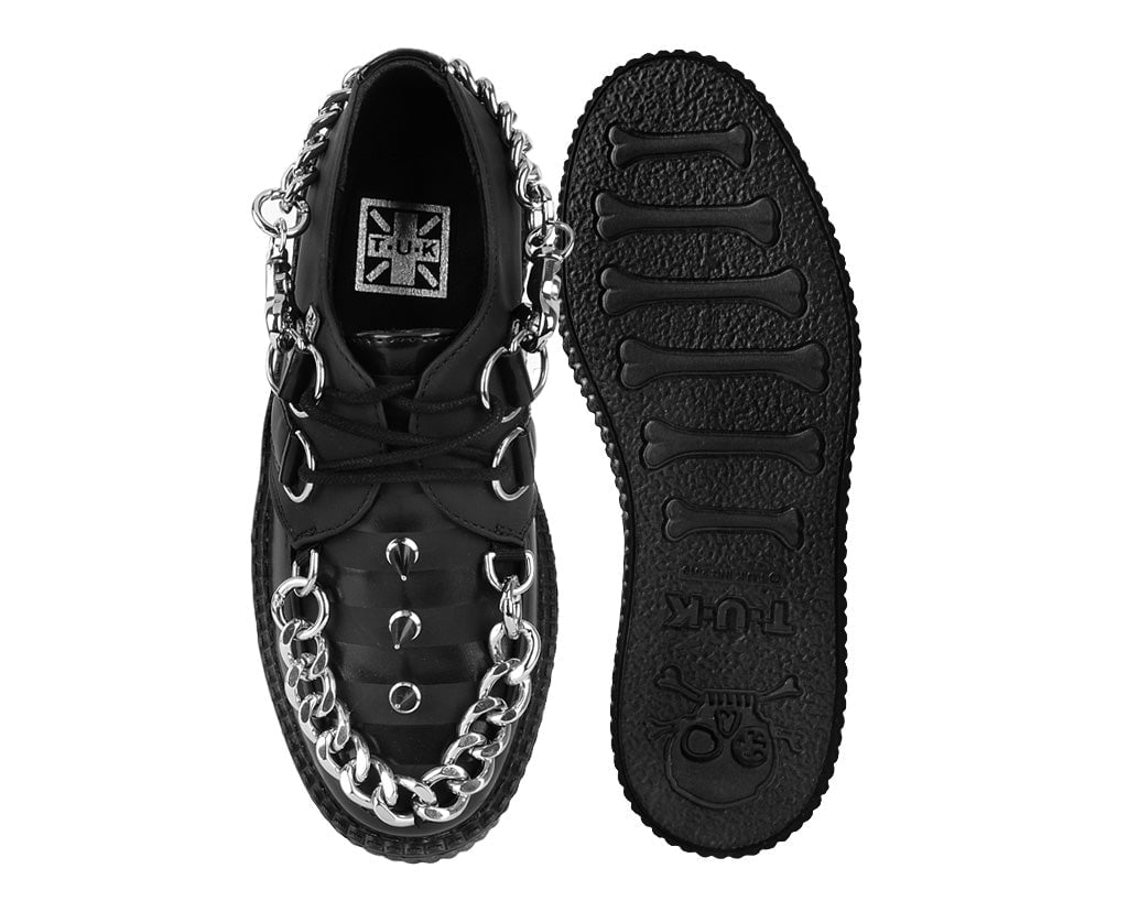 Black Haze Spike & Chain Viva Mondo Creeper - T.U.K.V3266-03