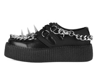 Black Haze Spike & Chain Viva Mondo Creeper - T.U.K.V3266-03