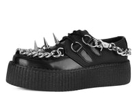 Black Haze Spike & Chain Viva Mondo Creeper - T.U.K.V3266-03