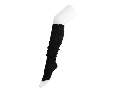 TSK1157 Black Knit Slouch Sock TSK1157-OS