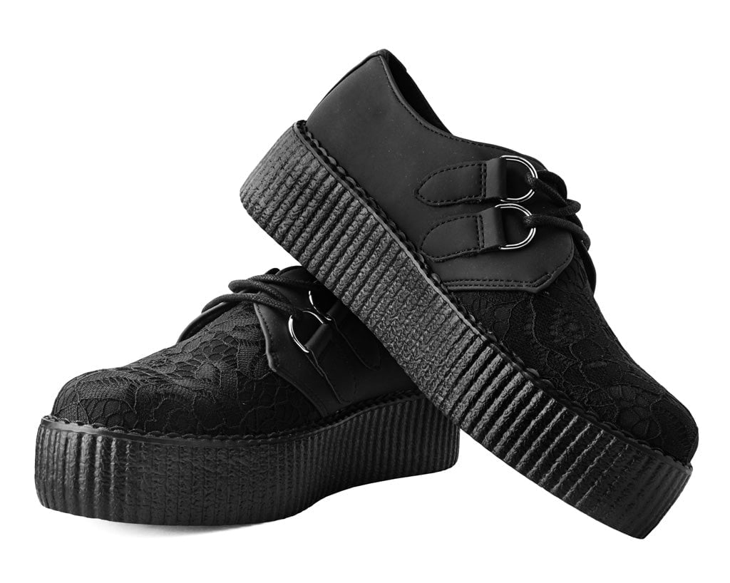 Black Lace Viva Mondo Creeper - T.U.K.V3164-03