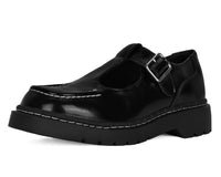 Black Leather T - Bar Mary Jane - T.U.K.T2346-05