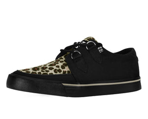 Black & Leopard Vegan Sneaker - T.U.K.A9181-03