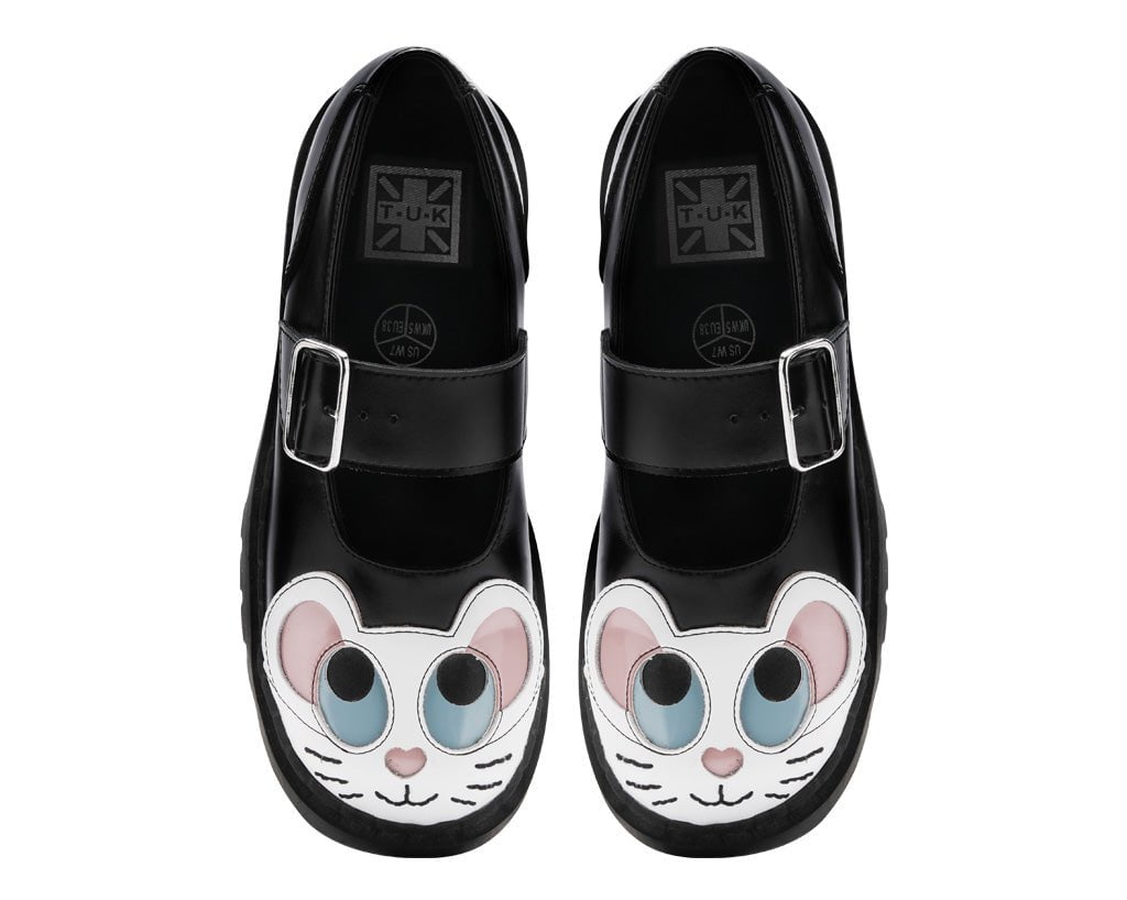 T2362 Black Mouse Mary Jane