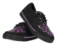 A9483 Black & Pink Leopard Sneaker