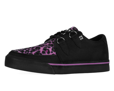 Black & Pink Leopard Sneaker - T.U.K.A9483-03