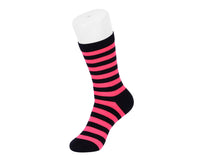 TSK1188 Black & Pink T.U.K. Men's Stripe Sock TSK1188-OS