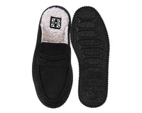 V3442 Black Plush Lined Creeper Mule