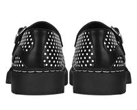 T2353 Black Polka Dot Kitty Mary Jane