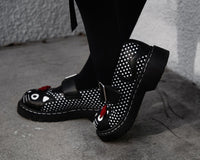 T2353 Black Polka Dot Kitty Mary Jane