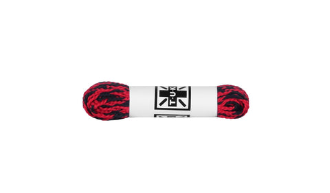LC068-75-FTBRCK Black & Red Flat Laces LC068-75-FTBRCK