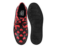 V3258 Black & Red Hearts Viva Mondo Creeper