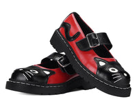 T2360 Black & Red Kitty Mary Jane