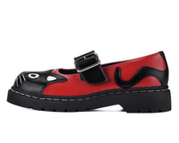 T2360 Black & Red Kitty Mary Jane
