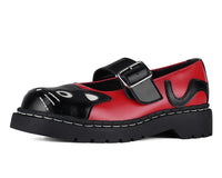 T2360 Black & Red Kitty Mary Jane