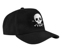 HT05 Black Skull Logo Hat HT05-OS