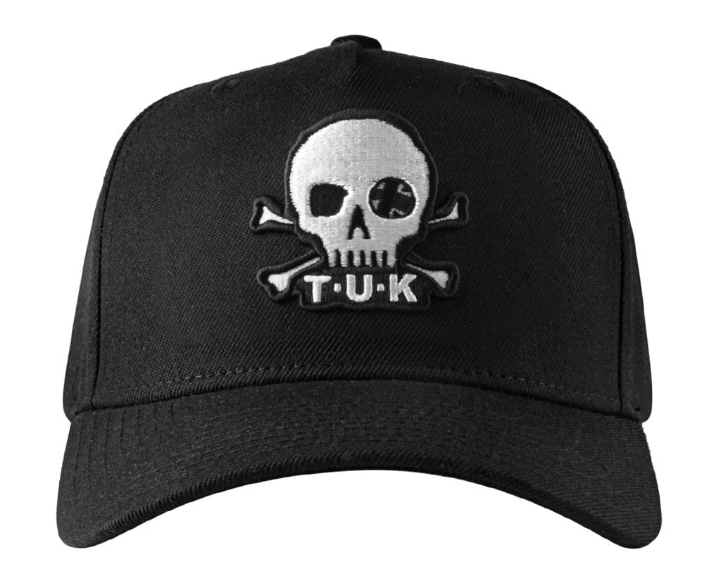 HT05 Black Skull Logo Hat HT05-OS