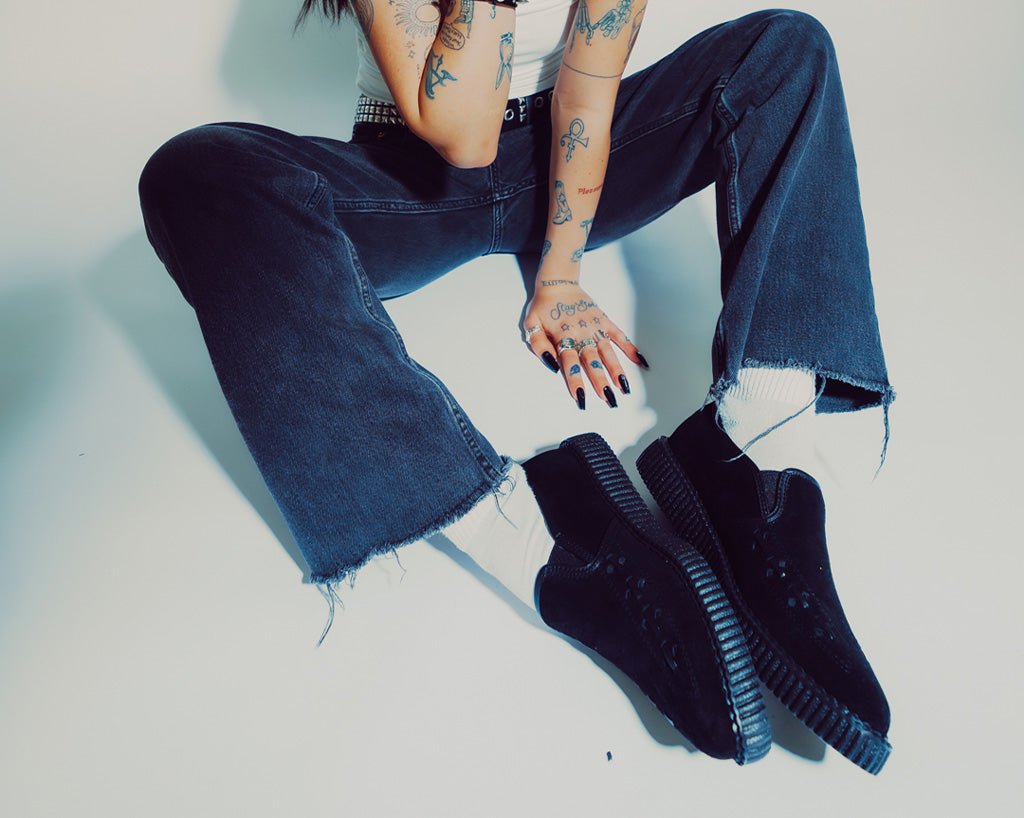 Black Slip - On Creeper - T.U.K.A3205-03