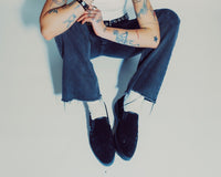 Black Slip - On Creeper - T.U.K.A3205-03