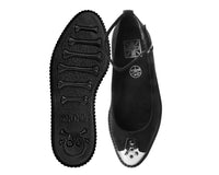 A3172L Black Spike Pointed Ballet Creeper