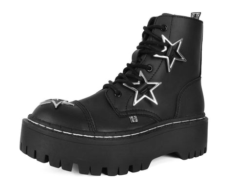 A3276 Black Star 7-Eye Double Decker Boot