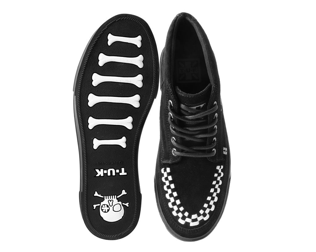 A3155 Black Suede 5-Eye Pirate Sneaker