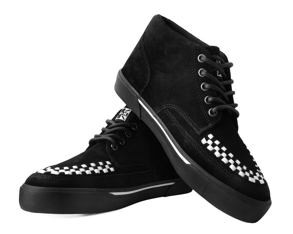 A3155 Black Suede 5-Eye Pirate Sneaker