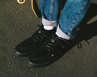 A3153 Black Suede 5-Eye Sneaker