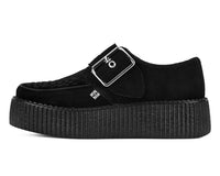 Black Suede Buckle Viva Mondo Creeper - T.U.K.V3300-03