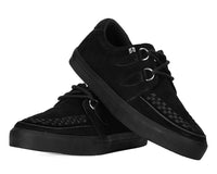 A9178 Black Suede D-Ring Sneaker