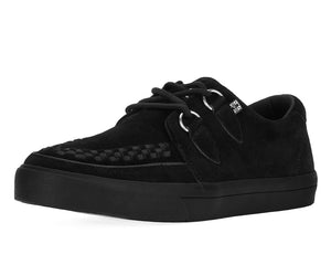 Black Suede D - Ring Sneaker - T.U.K.A9178-03