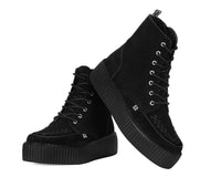 V3332 Black Suede Interlace Viva Mondo Boot