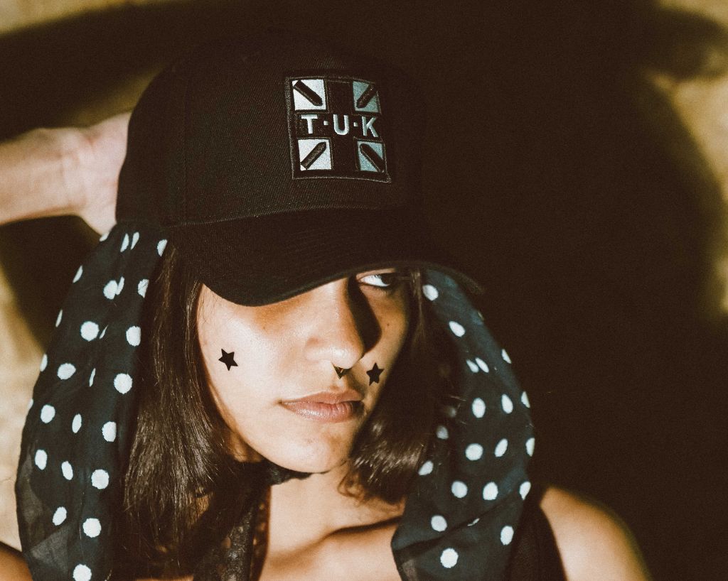 HT06 Black T.U.K. Logo Hat HT06-OS