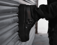 Black TUKskin™ 2 - Buckle Skull Creeper - T.U.K.V9743-03