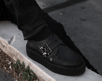 Black TUKskin™ 2 - Buckle Skull Creeper - T.U.K.V9743-03