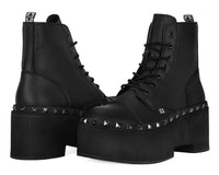 A3333 Black TUKskin 7-Eye Dino Flat Boot