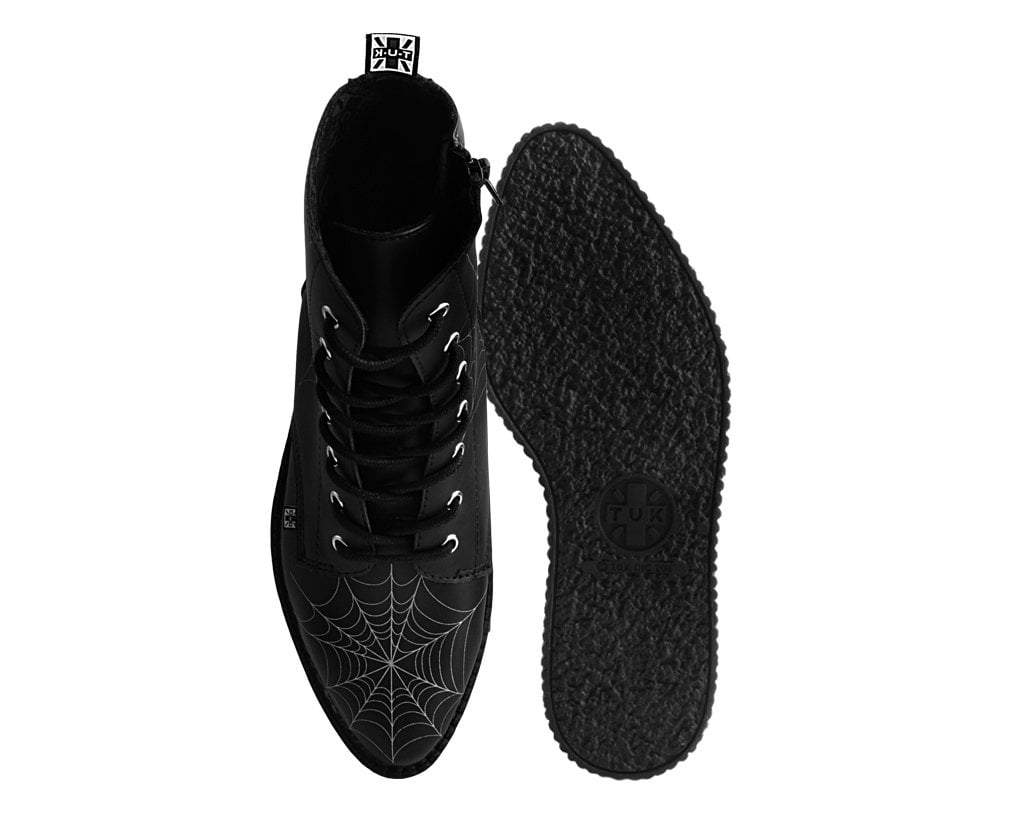 A9746 Black  TUKskin™ 7-Eye Spiderweb Glow Boot