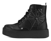 V3435 Black TUKskin 7 eye Spiderweb Viva Mondo Boot