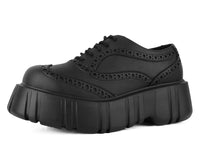 Black TUKskin™ Anarchic Airship Brogue - T.U.K.T2337-03