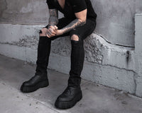 T2337 Black TUKskin™ Anarchic Airship Brogue