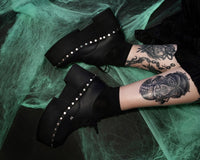 A3296 Black TUKskin Dino Flat Platform