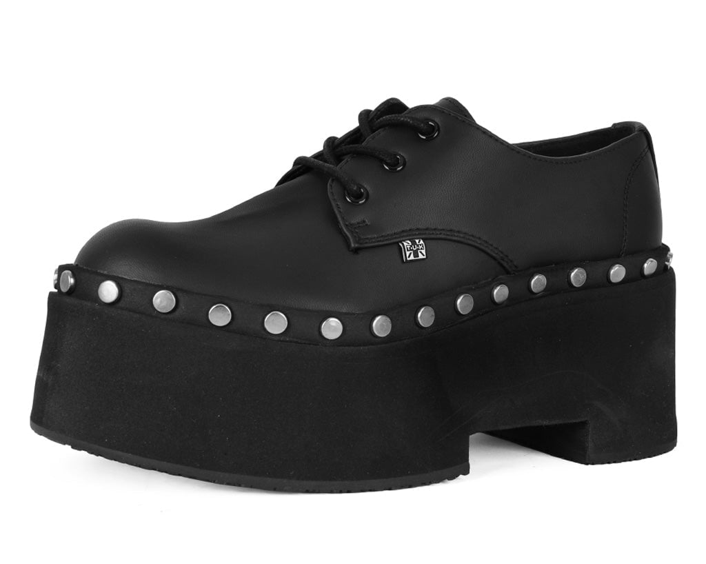 A3296 Black TUKskin Dino Flat Platform